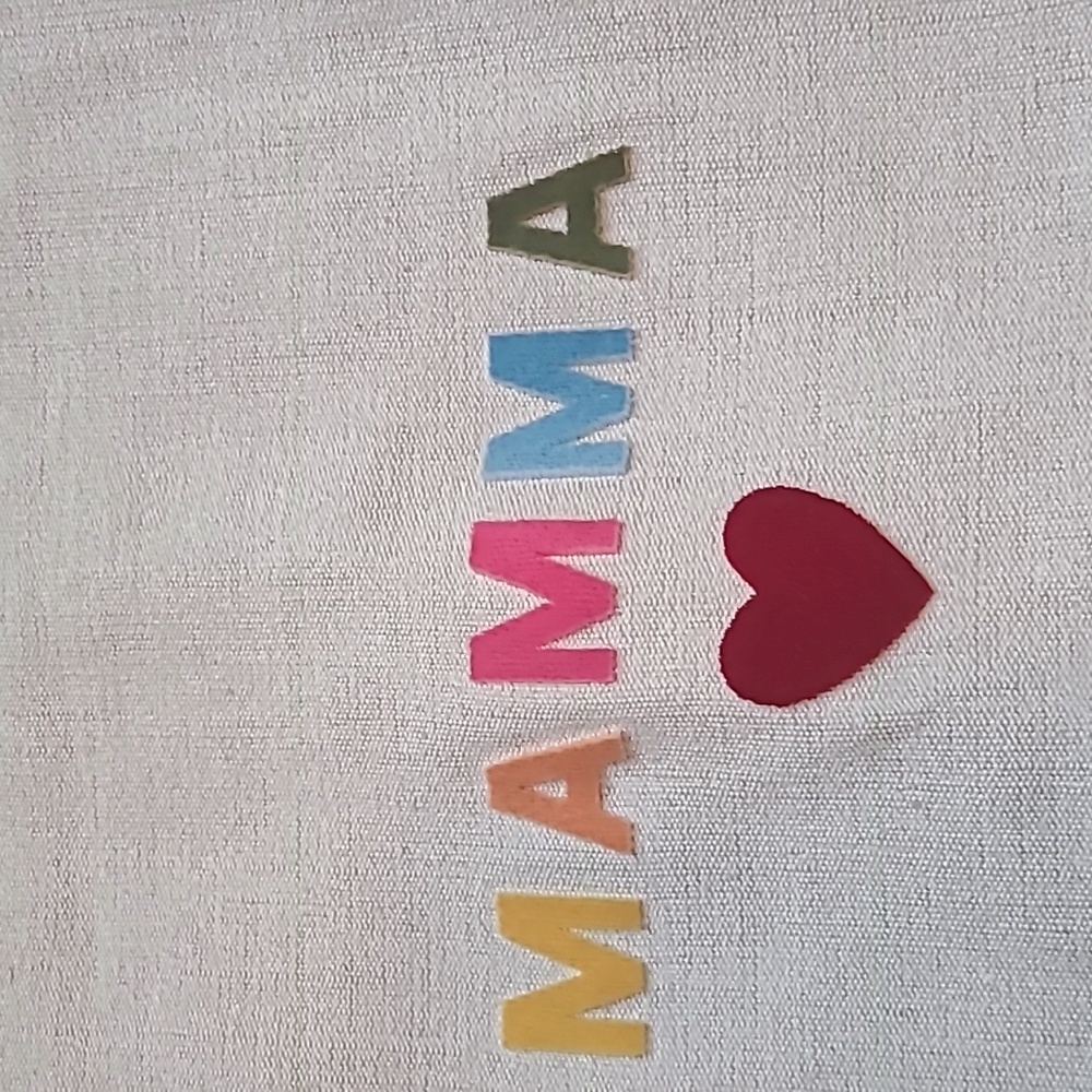 Nwot! Sezane Maxi tote bag embroided mama - Picture 3 of 11